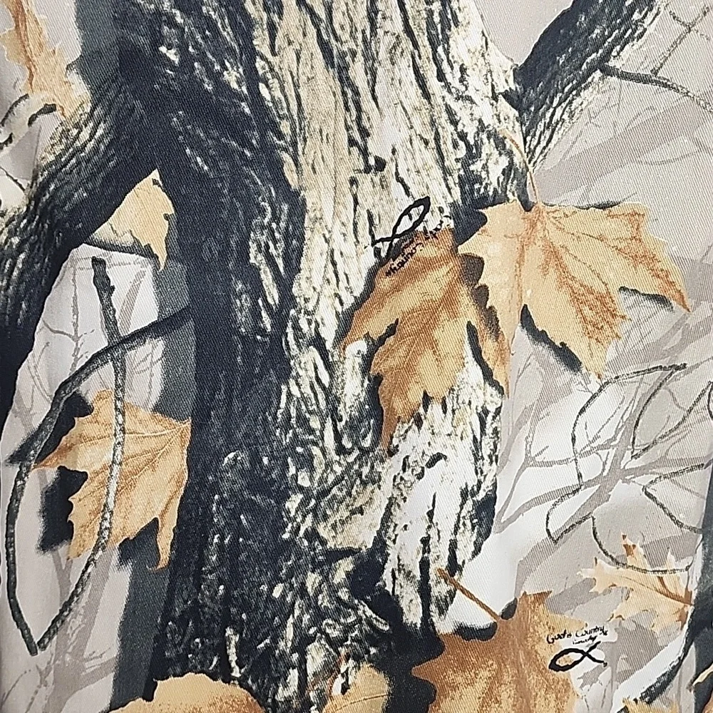 Ideal Gods Country Camoflage Made In USA Camo Outdoor Shirt Jacket Size L